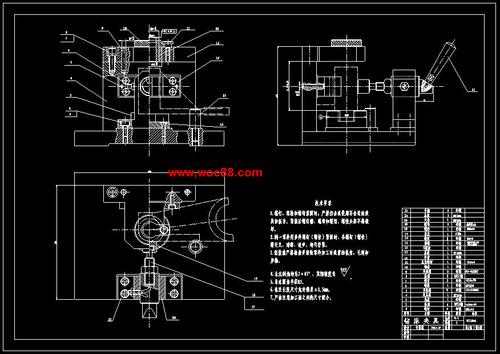 零件的机械加工工艺钻φ25孔夹具设计(cad图纸全套完整)cad截图01